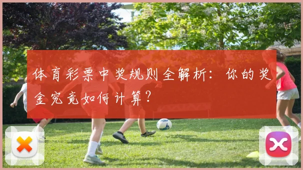 体育彩票中奖规则全解析：你的奖金究竟如何计算？